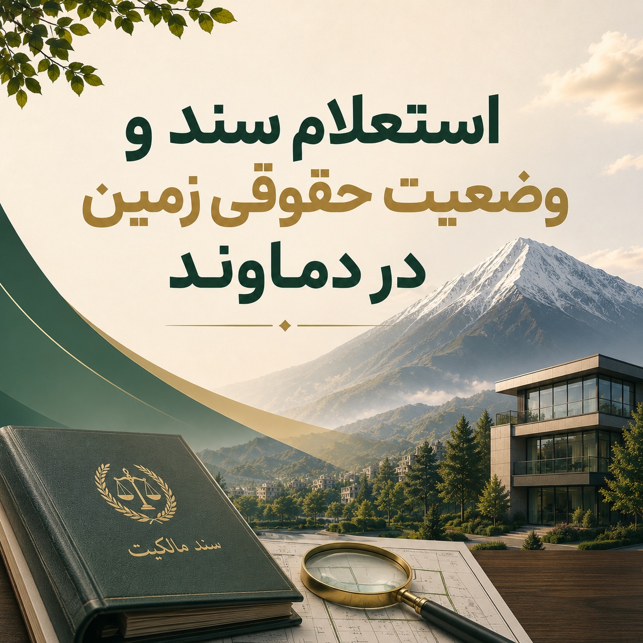 استعلام سند و وضعیت حقوقی زمین در دماوند
